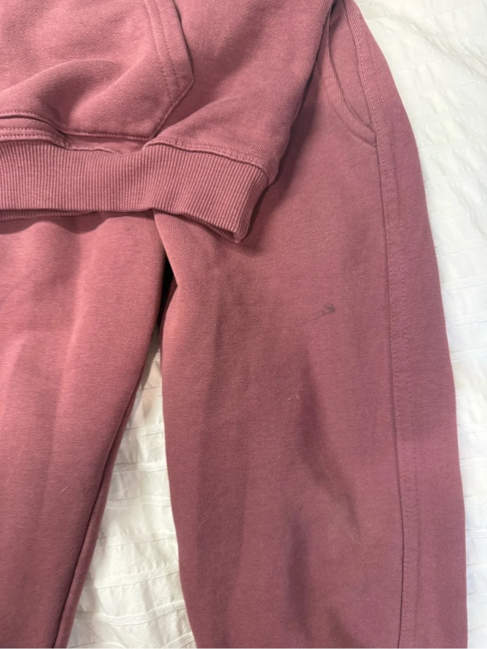 Zara Dusty Rose Heart Sweatshirt & Joggers